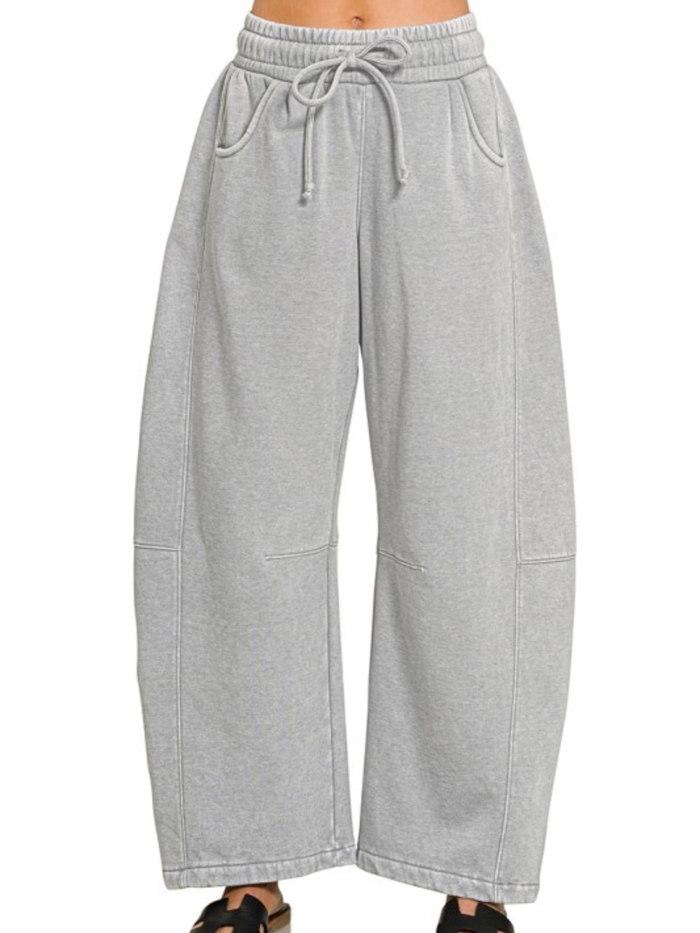 Sleet Barrel Leg Fleece Pants